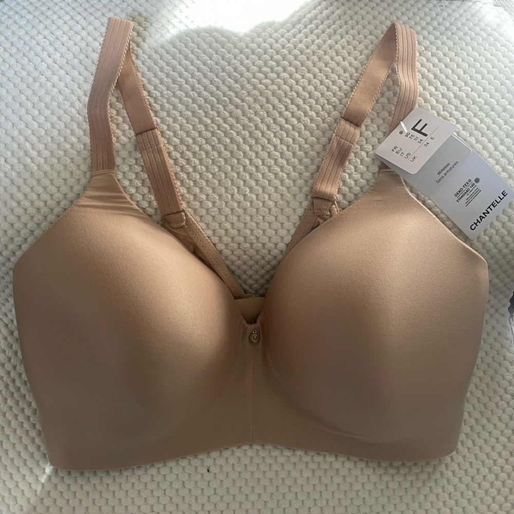 Chantelle nude wireless bra 34F/34DDD